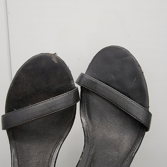 Steve Madden Real Love Black Anklestrap Open Toe heels size 6 - Picture 7 of 7